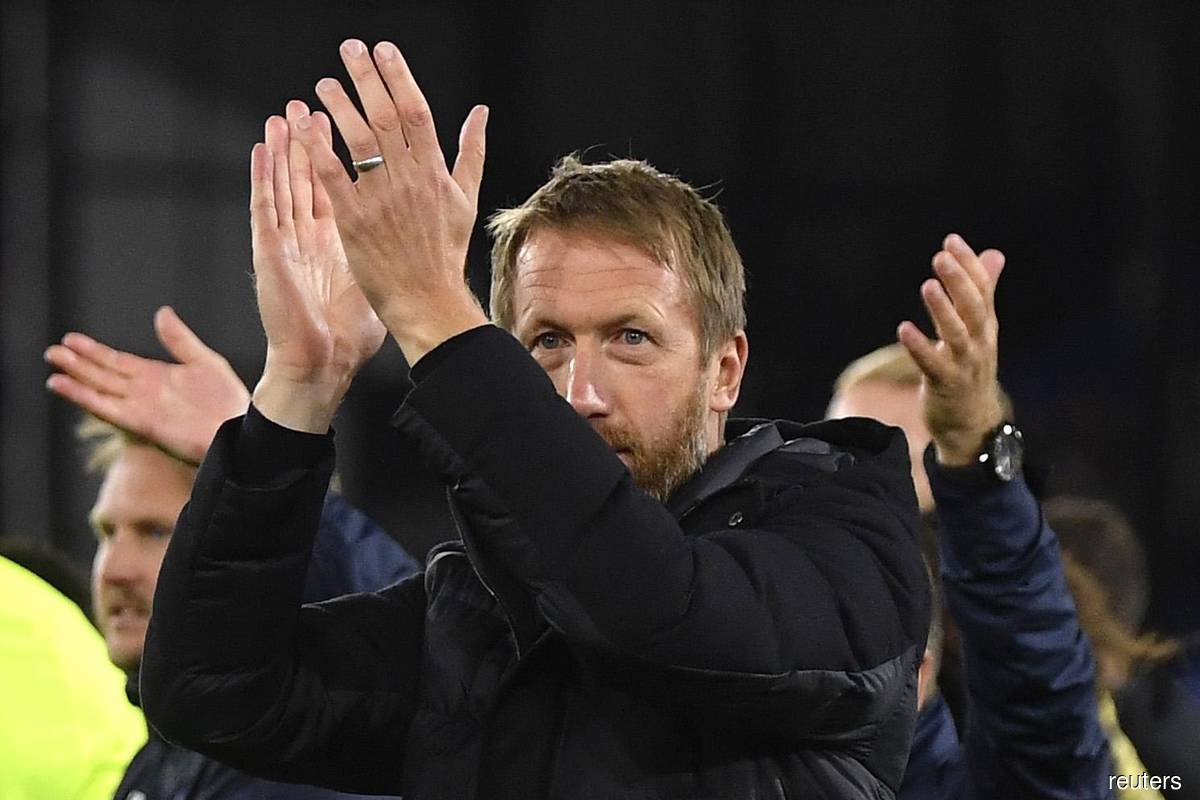 Brighton's Potter says draw at Palace felt like win, Vieira gutted